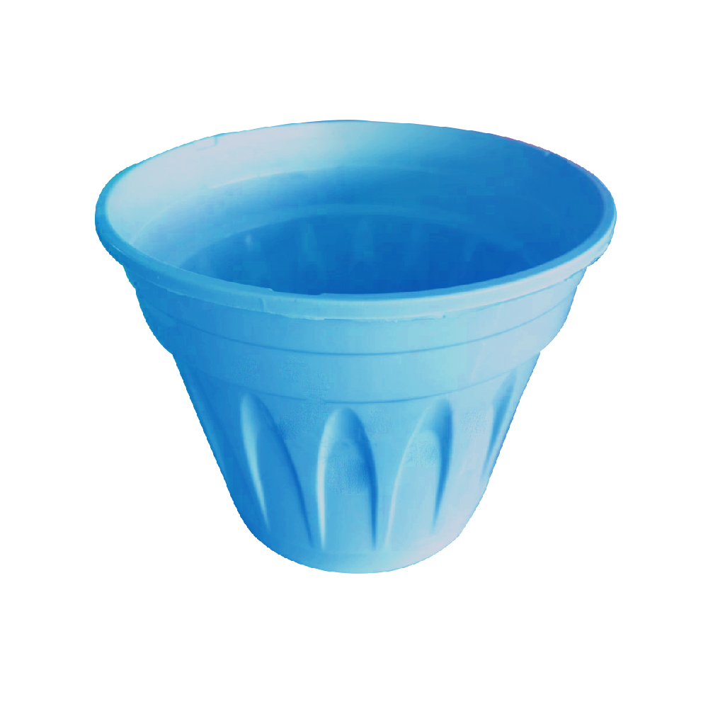 Serinova Flower Pot, HAP7W-WASN-A5027R006_AQUA BLUE